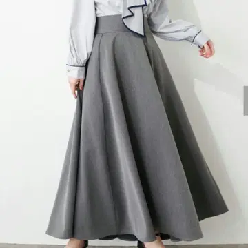 하이웨스트 서큘러 스커트