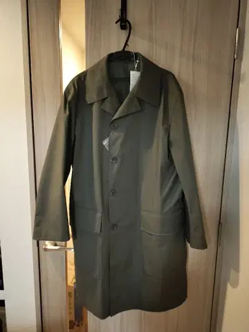 블록 테크 코트 올리브 트렌치코트 유니클로 S 사이즈