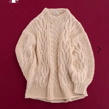 eL+1 3G Big Cable Pullover 네이비