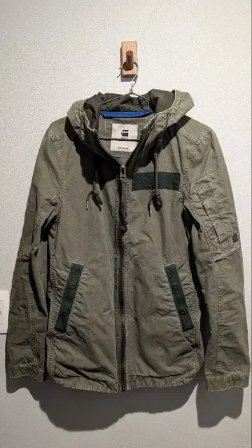 G-STAR ROW 배트 후드 오버 셔츠