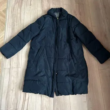 studio CLIP 롱 다운 자켓 네이비