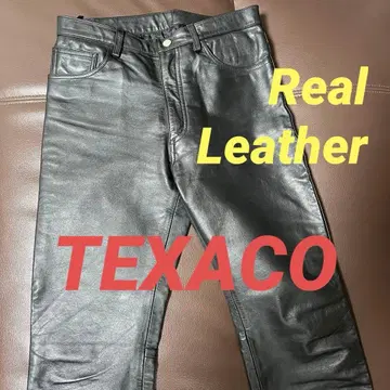 TEXACO 테키사코 가죽 팬츠 블랙 사이즈 32 소가죽 우에노 상회