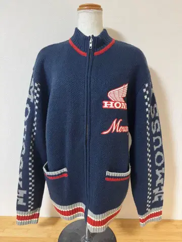 '구하기 어려움' MOUSSY HONDA 니트 가디건