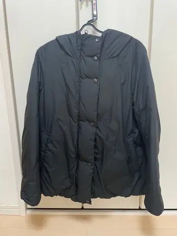 MUGI 무인양품 발수 다운 자켓 후드 부착