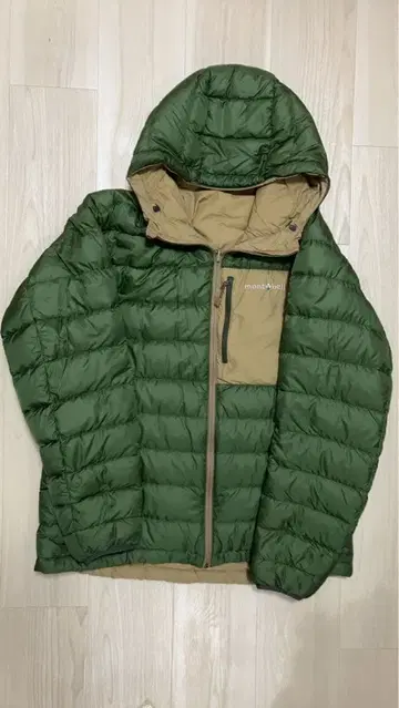 montbell 리버서블 다운 자켓