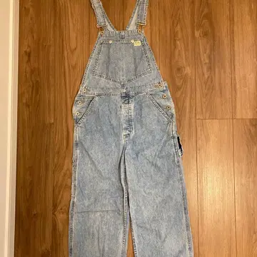 GUESS JEANS 라이트 블루 데님 오버롤