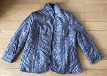 여성용 퀼팅 자켓 팥색