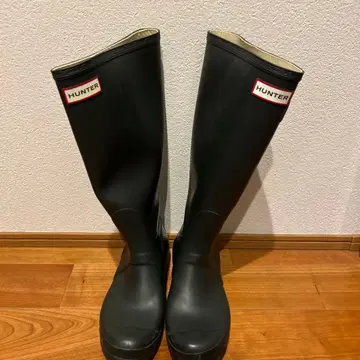 HUNTER 올리브 장화