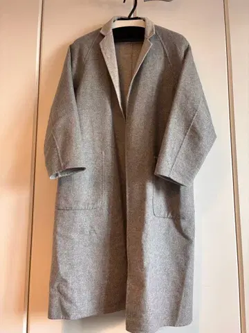 그레이 노카라 체스터 코트