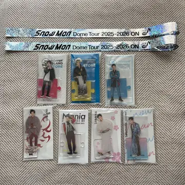 [ 미개봉 ] SnowMan 이와모토 아크릴 스탠드 7개 묶음 판매