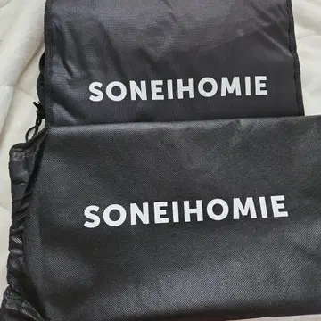 SONEIHOMIE 바퀴 달린 토트백 블랙