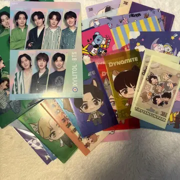 BT21 등 클리어 파일 마스크 케이스 책받침