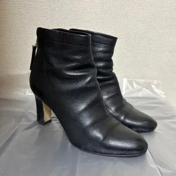 펠리코 블랙 가죽 숏부츠 부티