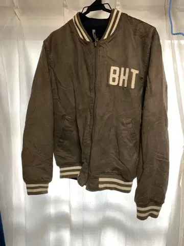 BHT 로고 브라운 자켓 BEAMS