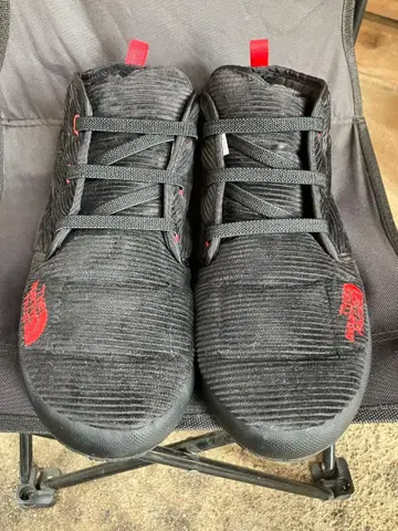 새상품급 THE NORTH FACE 코듀로이 하이컷 신발