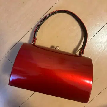 빨간색 핸드백 일본 의류용 백