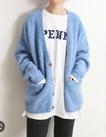 SLOBE IENA 모헤어 니트 가디건