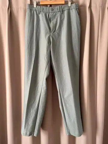 JOHNBULL 그레이 슬랙스 허리밴딩