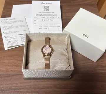 ete 골드 시계