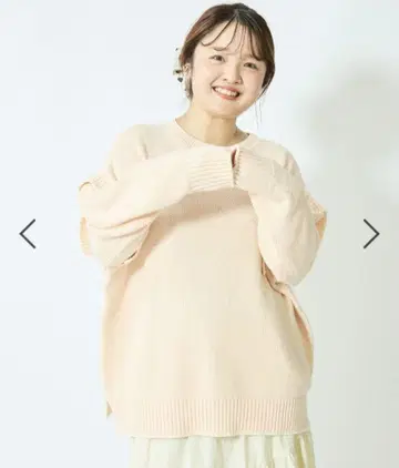 LOWRYSFARM 2WAY 하이 색 스티치 풀오버