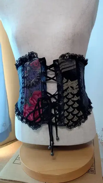 큐티 플래시 일본풍 디자인 코르셋