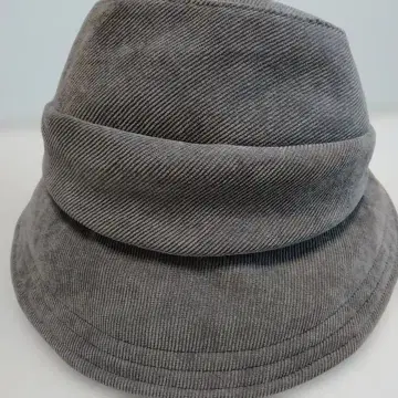 그레이 코듀로이 버킷햇