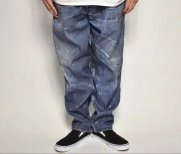 us 산겐자야 와이드 팬츠 허리밴딩