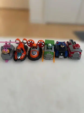 퍼피 구조대 미니카 세트 6개