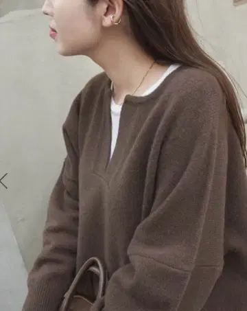 저널 스탠다드 MUSIC 카프탄 풀오버 브라운