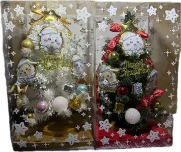 치이카와 크리스마스 트리 화이트 그린 2세트