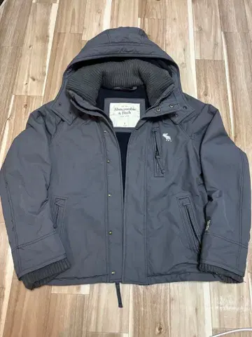 Abercrombie & Fitch 후드 부착 자켓 L 그레이
