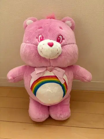 케어베어 주얼리 BIG 봉제 인형 핑크
