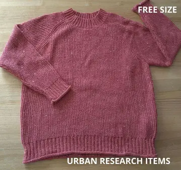 URBAN RESEARCH ITEMS FREE SIZE 스웨터