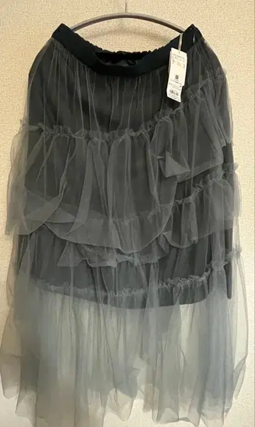 REDYAZL 레이스 스커트 블루그린 짙은 녹색