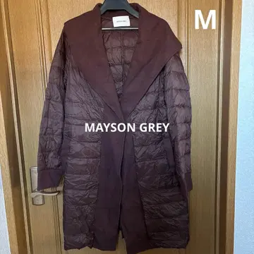 MAYSON GREY 브라운 롱 다운 자켓