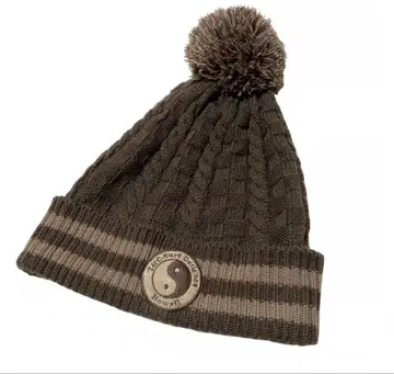 90s T&C 니트 모자 비니 자수