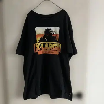 XLARGE 고릴라 로고 T셔츠 블랙 M 구제 의류 90s풍 스트릿