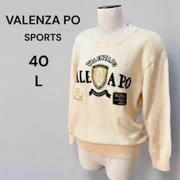 발렌자포 스포츠 울 100% 니트 [ USED ] L