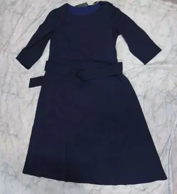 새상품 택 포함 원피스 네이비