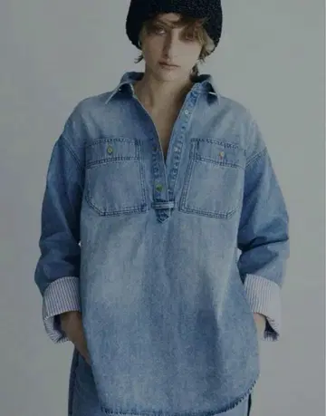 AMERI DENIM SKIPPER SHIRT 셔츠 ameri