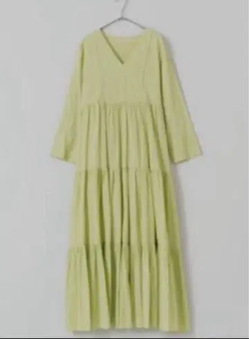 누키테파 도비 스트라이프 패널 드레스 원피스