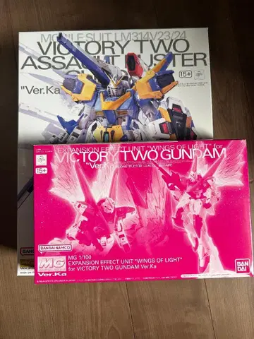 MG V2 어솔트 버스터 건담 & 빛의 날개 세트