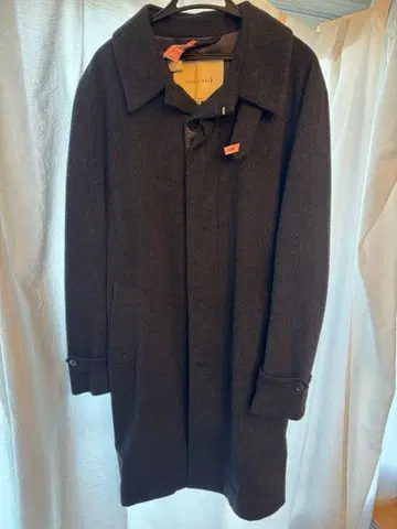 남성용/매킨토시 겨울용 코트/다크 그레이