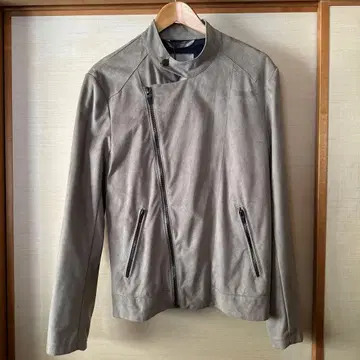 [ S ] ZARA 자라 페이크 스웨이드 지퍼 자켓