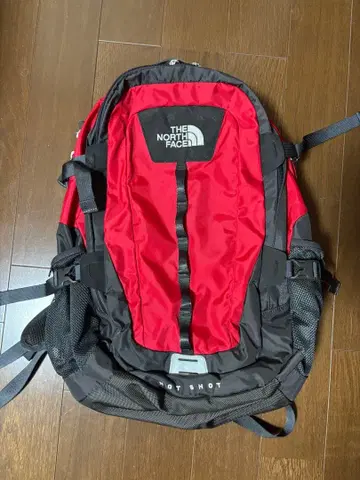 THE NORTH FACE 백팩 레드 블랙