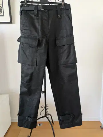 블랙 카고 팬츠