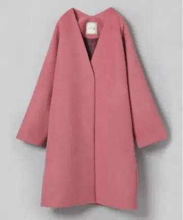 지나시스 JEANASIS 숏 비버 노카라 코트