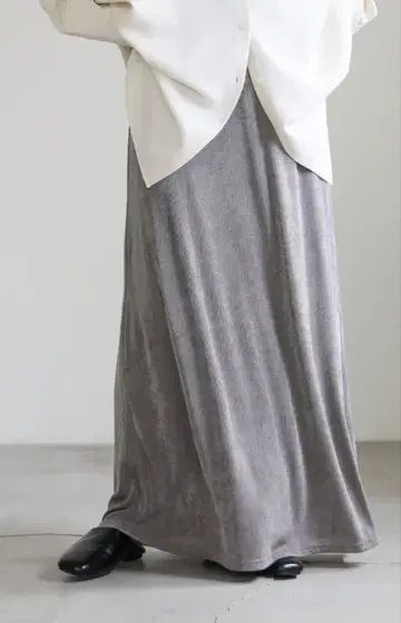 select moca 셀렉 모카 롱 스커트 그레이