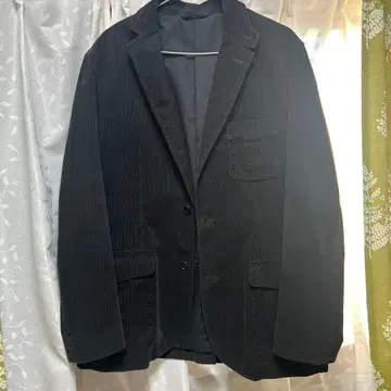 레어템 LACOSTE 브라운 코듀로이 테일러드 자켓 5215