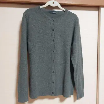 TAKASHIMAYA 카키 캐시미어 가디건